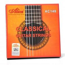 Комплект струн для классической гитары, сильное натяжение, посеребренные, Alice