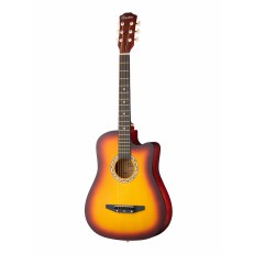 Акустическая гитара, с вырезом, цвет натуральный, Foix