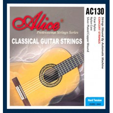 Комплект струн для классической гитары, нейлон, посеребренная медь [12] Alice
