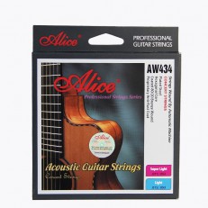 Комплект струн для акустической гитары, бронза 80/20, 12-53, Alice