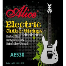 530 Комплект струн для электрогитары, никель 8-38 [12] Alice
