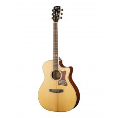 Grand Regal Series Электро-акустическая гитара, с вырезом, цвет натуральный, Cort