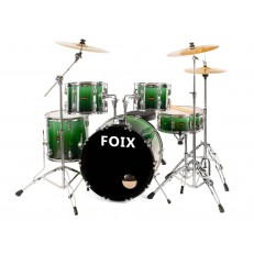 Барабанная установка, зеленая, Foix