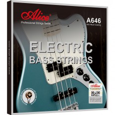 Комплект струн для бас-гитары, сплав железа, Medium, 45-105, Alice