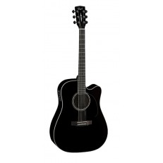 MR Series Электро-акустическая гитара, с вырезом, черная, Cort