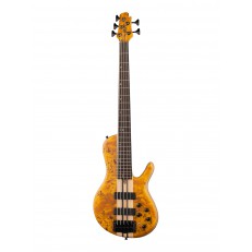 Artisan Series Бас-гитара 5-струнная, цвет янтарь, с чехлом Cort