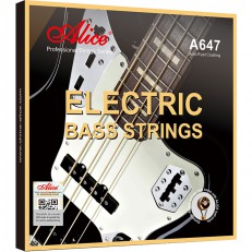 Комплект струн для бас-гитары, сплав железа, Medium, 45-105, Alice