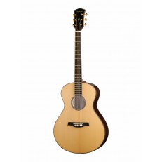 Электро-акустическая гитара, цвет натуральный, с футляром, Parkwood