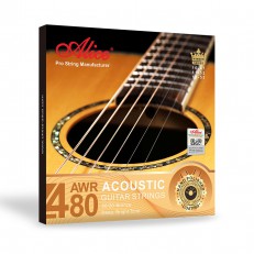 Комплект струн для акустической гитары, бронза 80/20, 12-53, Alice