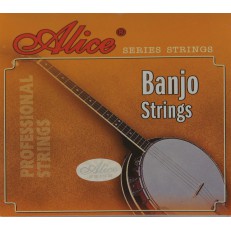 Комплект струн для 5-струнного банджо, медь, [20] Alice