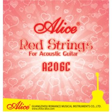Super Light Комплект струн для акустической гитары, красная медь, 11-52, Alice