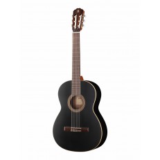 Classical Student 1C Black Satin Классическая гитара, черная, Alhambra