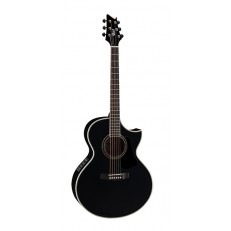 NDX Series Электро-акустическая гитара, с вырезом, черная, Cort