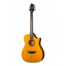 Электро-акустическая гитара, с вырезом, цвет натуральный, с чехлом, Cort