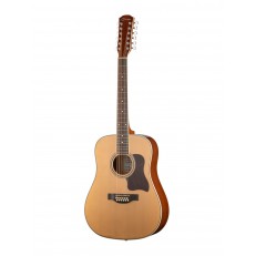 Акустическая гитара 12-струнная, цвет натуральный, Caraya