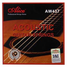 Комплект струн для акустической гитары, бронза 90/10, 10-47, Alice