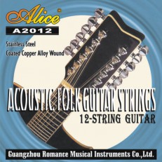 Комплект струн для 12-струнной гитары медь [15], Alice