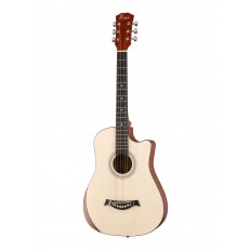 Акустическая гитара, с вырезом, цвет натуральный, Foix