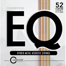 EQ Hybrid Metal Комплект струн для акустической гитары, с покрытием, 10-52, Cleartone